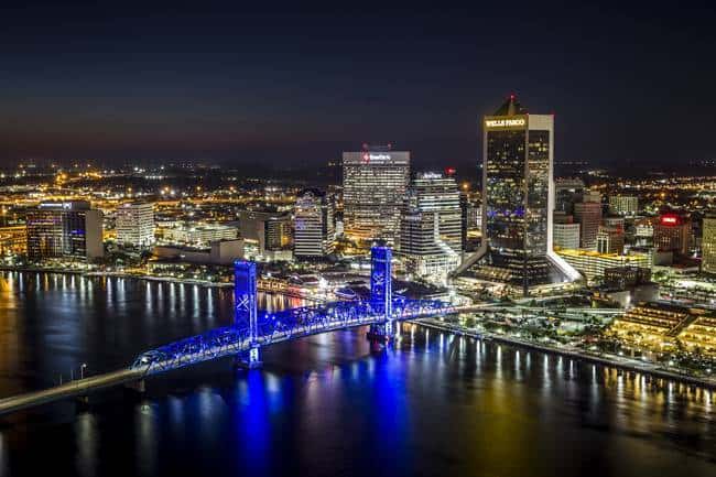 Jacksonville City Skyline