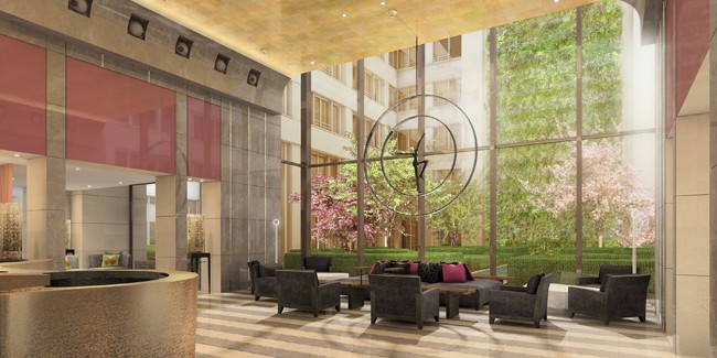 Interior Garden at Mandarin Oriental