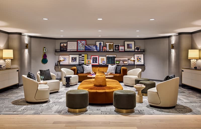 The Boardroom Foyer at the Omni Austin Hotel Downtown (Photo courtesy of Omni Austin Hotel Downtown).