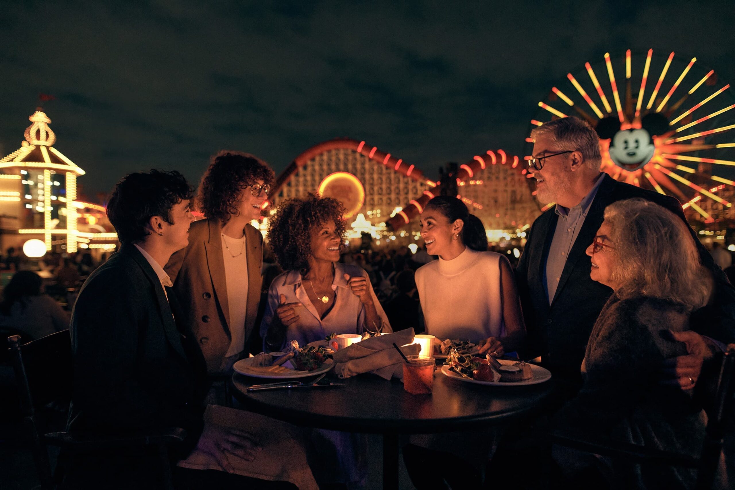 A group dessert event at Disneyland.