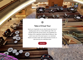 VR tour at the Atlanta Marriott Marquis